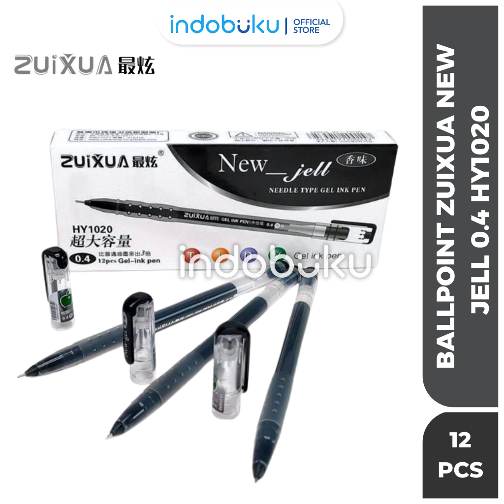 

( 12 Pcs ) Bulpen New Jell Zuixua / Pena Gel Pen Zuixua HY1020