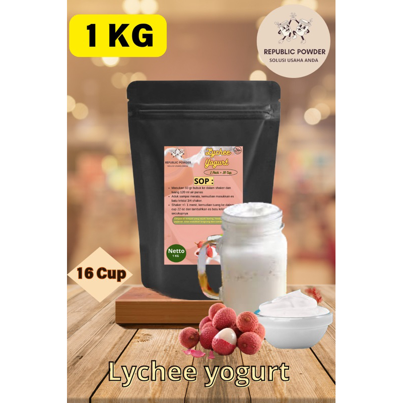 

LYCHEE YOGURT 1 KG PREMIUM POWDER DRINK