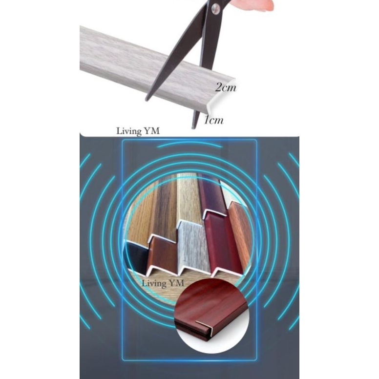 Prioritas LIST SUDUT SIKU LIST PENUTUP ATAS WPC WALLPANEL LANTAI PARKIT LIS SIKU TANGGA PVC
