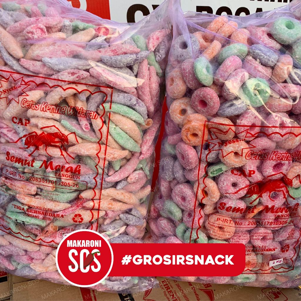 

Getas Manis 1KG Donat Lonjong Warna Warni
