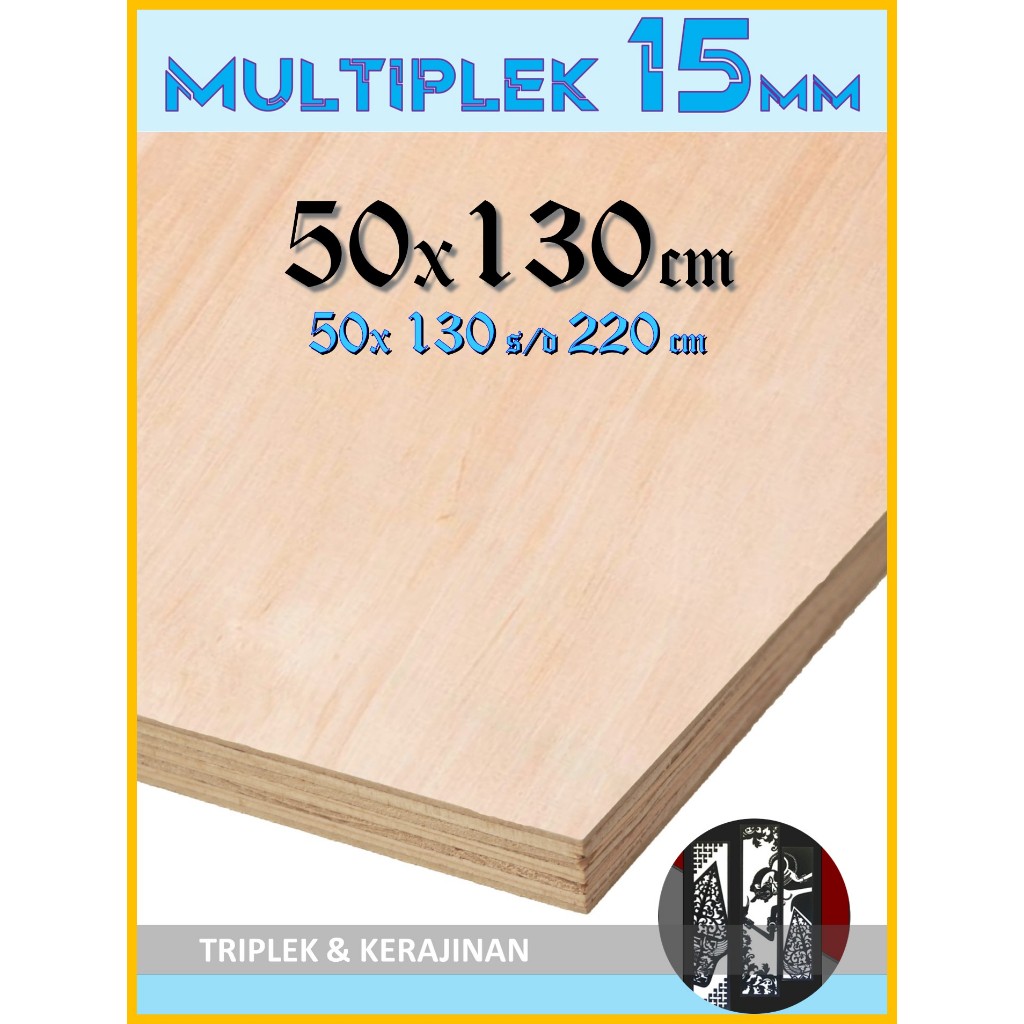 Multiplek | Triplek 15mm 50 x (130 s/d 220 cm) || Triplek | Multiplek 15 mm