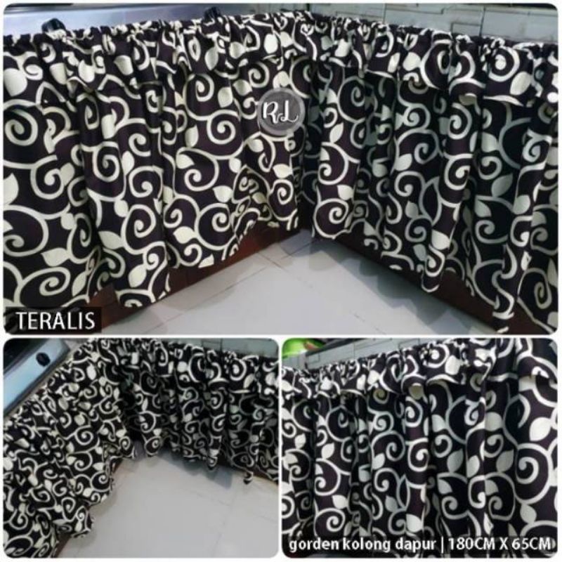 HORDENG KOLONG DAPUR / GORDEN KOMPOR / GORDEN KOLONG / HORDENG KOMPOR / GORDEN MEJA CUCI PIRING