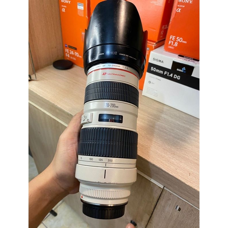LENSA CANON 70-200MM F2.8 NON IS - LENSA TELE CANON 70-200MM F2.8 NON IS