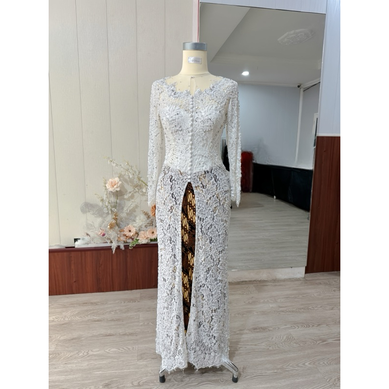 Kebaya Pengantin Baru | Kebaya Ready | Kebaya Akad Nikah | Kebaya Putih | Baju Pengantin