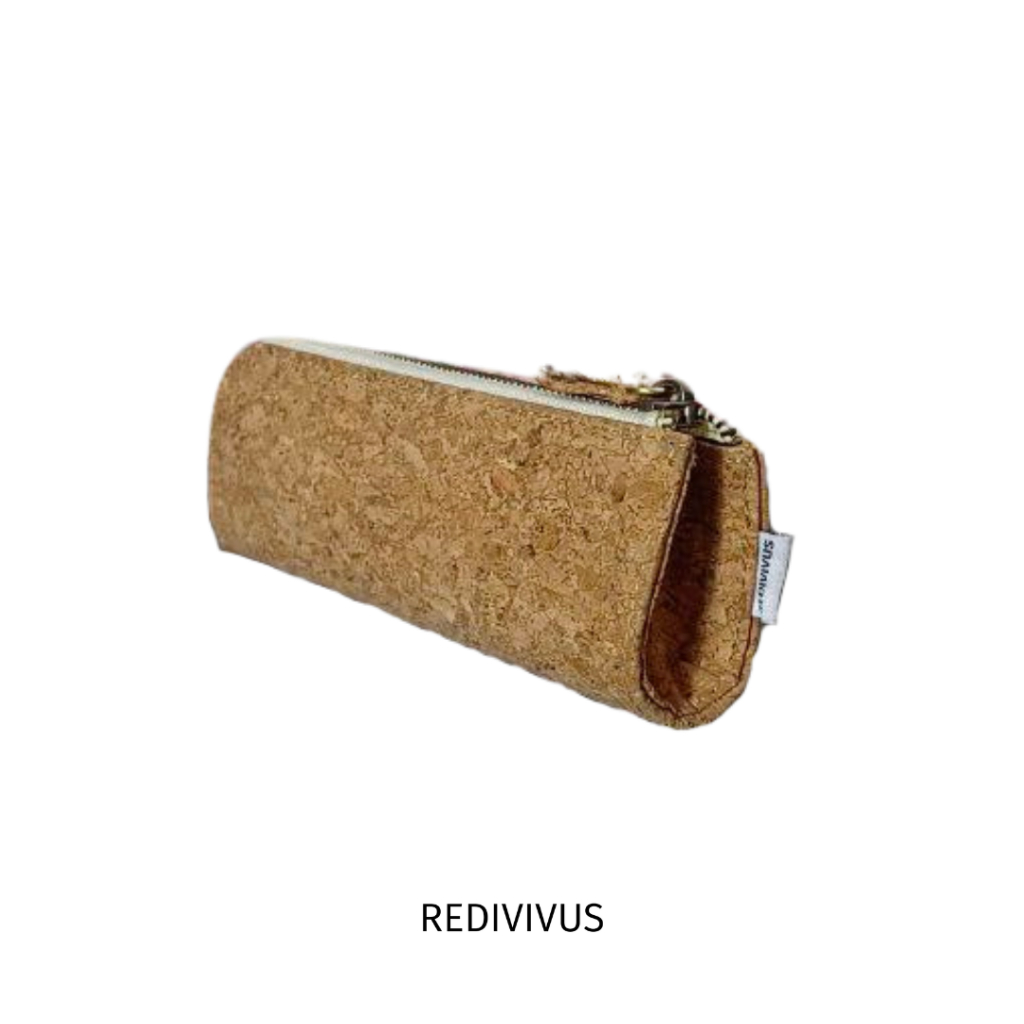 

Redivivus - Yudistia / Pencil Case / Make up Case / Tempat pensil / Tempat Pulpen / Make Up Bags / Stationery / Cork Pencil Case / Cork Bag / Recycled / Tempat Pensil Daur Ulang