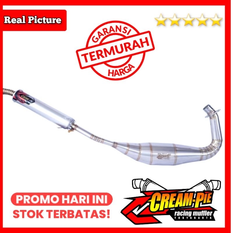 Knalpot Creampie NS2 Ninja R RR Ss Stainless Murah