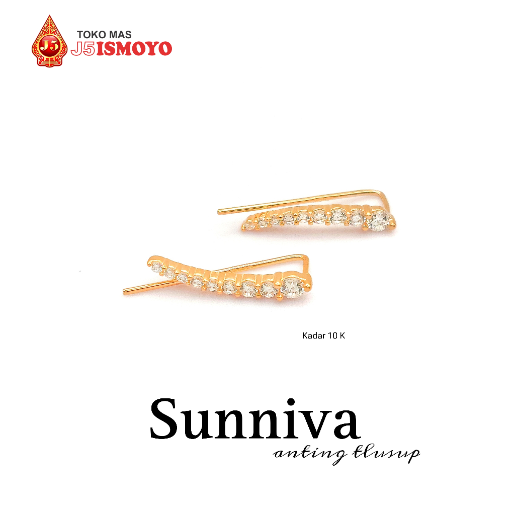 J5 Ismoyo Anting Emas 10 Karat Tlusup Sunniva