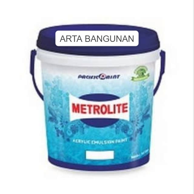 Cat Tembok Metrolite Putih - 3 Liter ( Gallon )