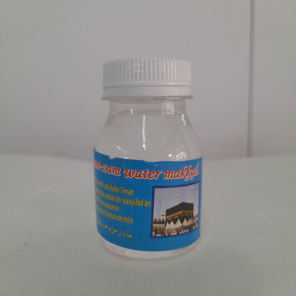 

Air zam zam 50ml Asli Cocok Untuk Pendamping Terapi Atau Paket Haji Umroh