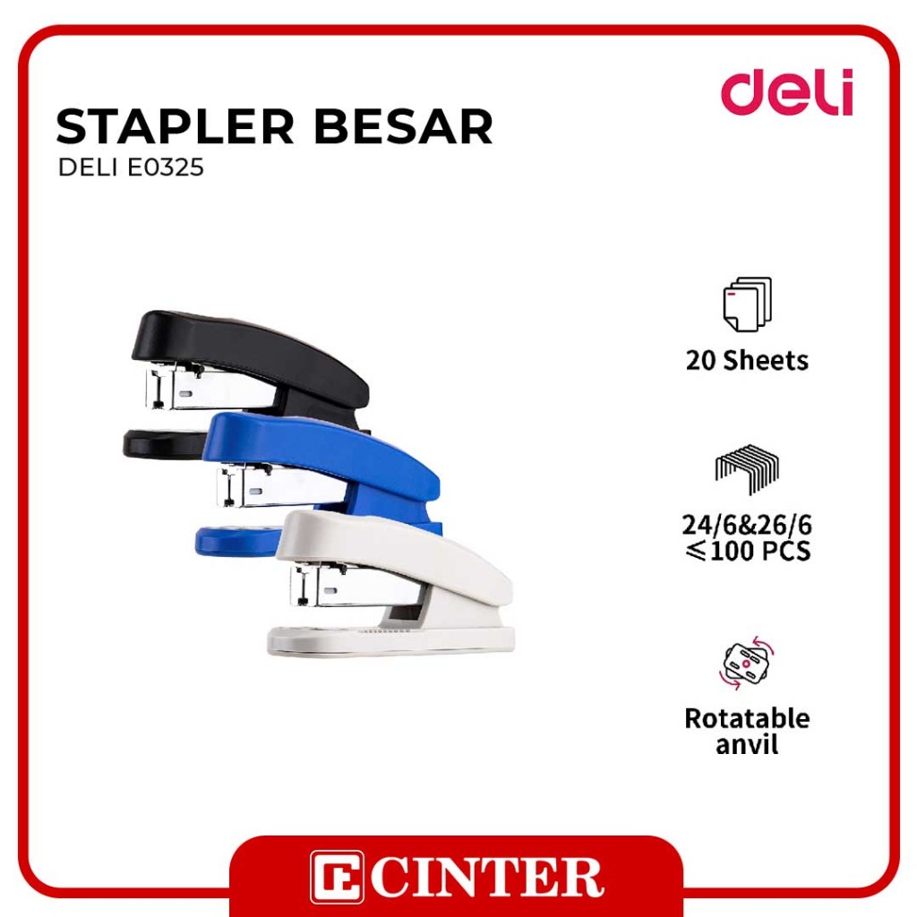 

DELI - STAPER / HEKTER / JEKREKAN E0325 NO.12 24/6 26/6 WARNA