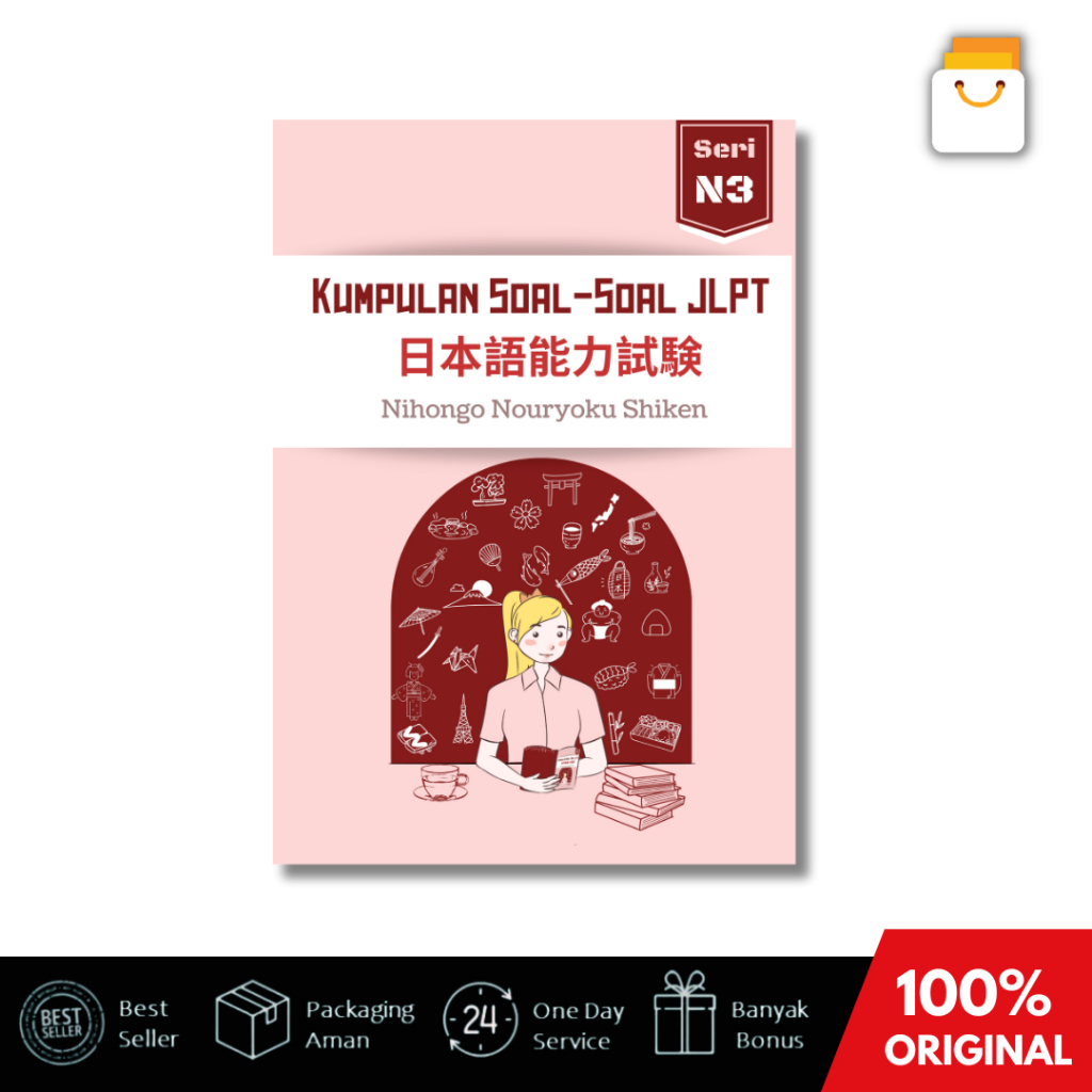 Buku Kumpulan Soal-Soal JLPT N3 + Choukai