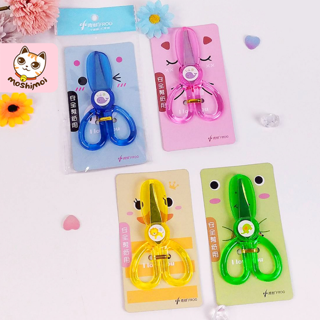 

Gunting Anak Mini / Scissors Anak / Gunting Lapis Warna Bening Animal