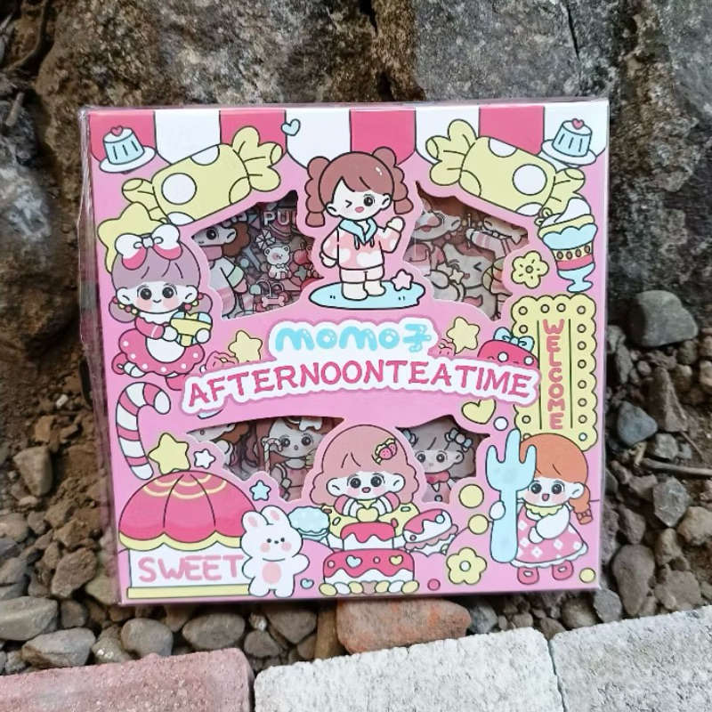 

Set Stiker Motif Kartun Lucu Sticker Momo motif baru stiker viral