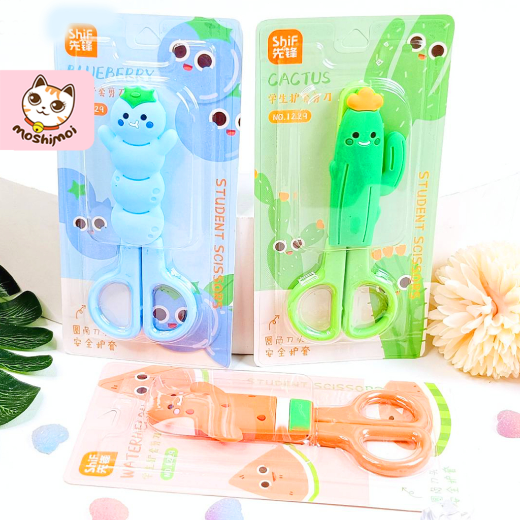 

Gunting Anak Mini / Scissors / Gunting + Tutup Cactus / Fruit Karet Pj