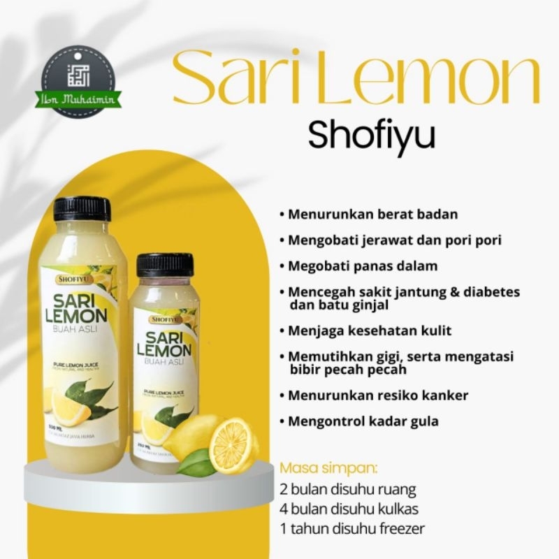 

sari lemon murni asli 100% buat diet | shofiyu sarilemon untuk kesehatan with mother