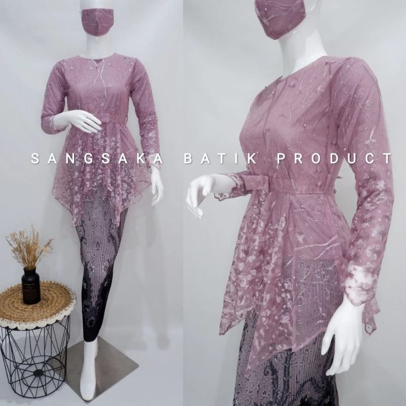 Dress kebaya / kebaya tunik / kebaya wisuda / kebaya lamaran / kebaya premium / kebaya pengantin / k