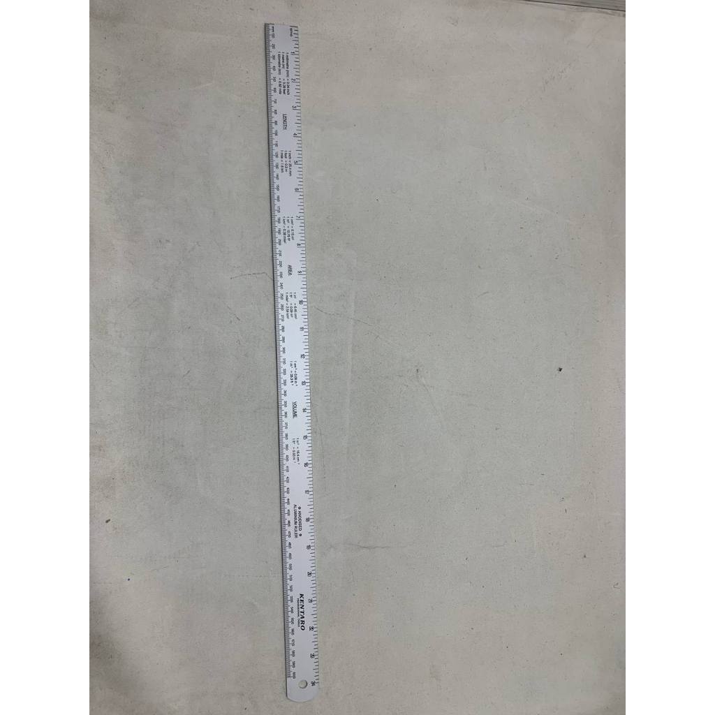 

Penggaris Mistar Aluminium Kentaro 60cm/Penggaris Tukang ASLI KENTARO Aluminium putih