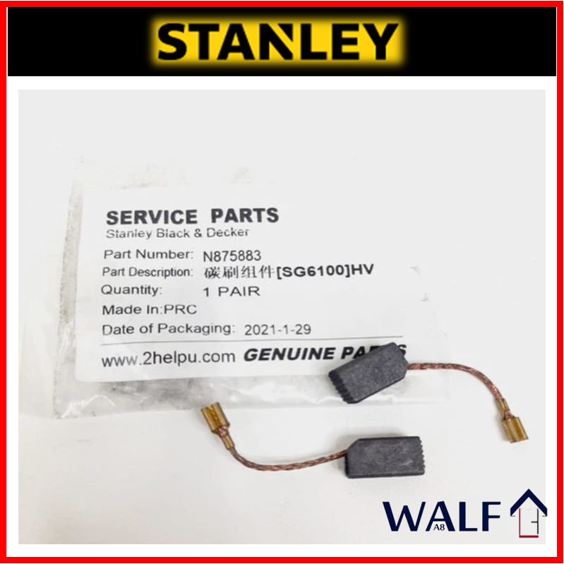 Carbon Brush Untuk Mesin Stanley SG5100 SG6100 | N875883