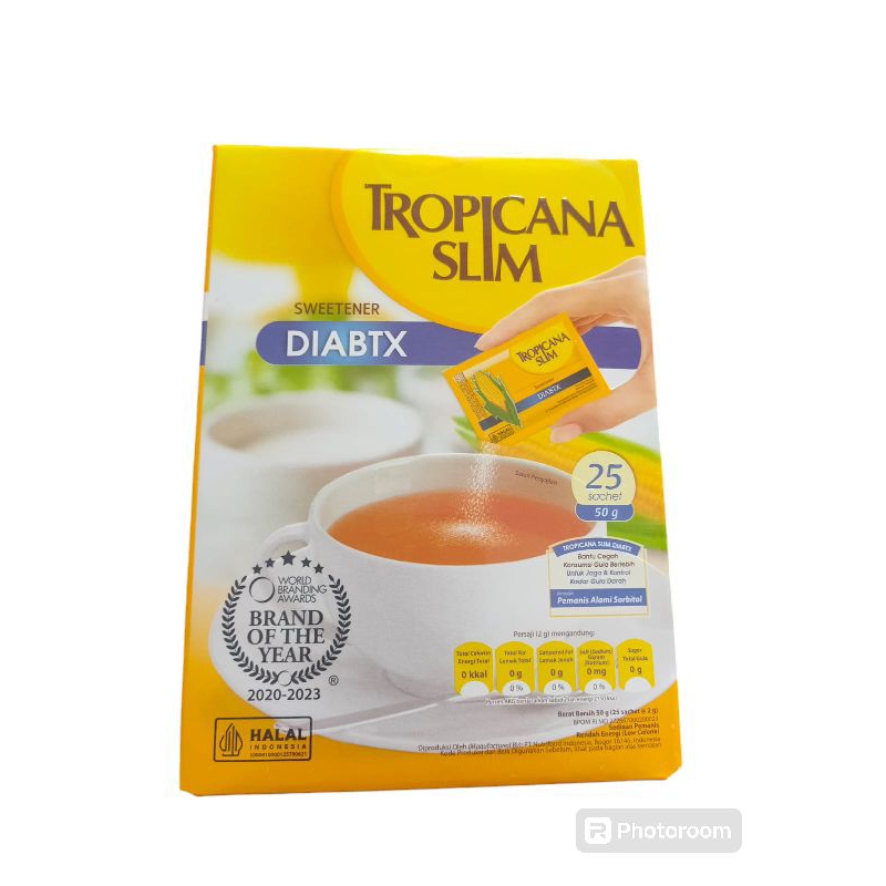 

Tropicana slim 1 box isi 25 saset