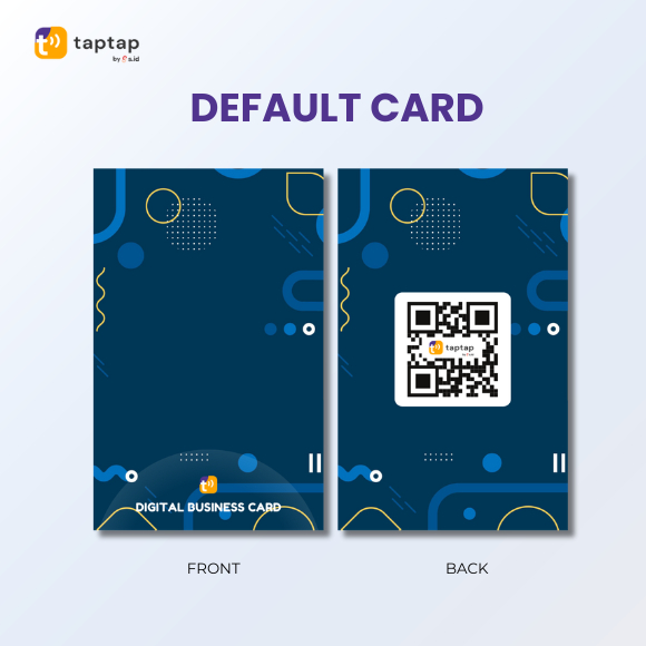 

Kartu Nama / ID Card Digital Default taptap NFC/RFID