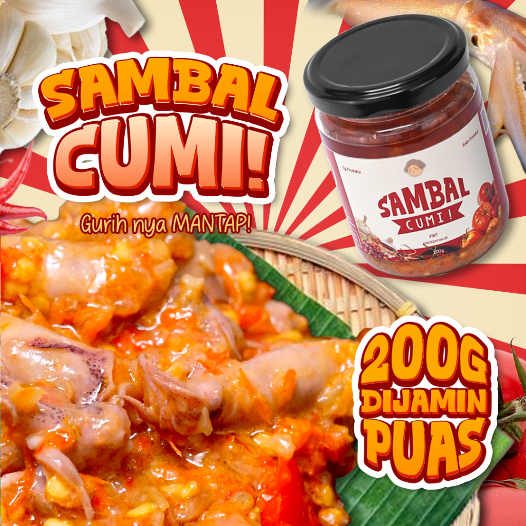 

BARU! Sambal Roemah Oma - Sambal Cumi 200g Dengan Baby Cumi Yang Gurih Dan Asin