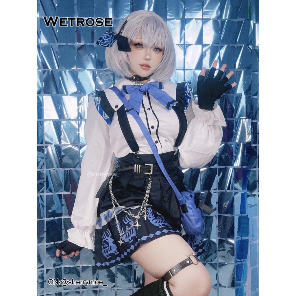 【Wetrose】Hololive ID Vtuber Vestia Zeta Nusantara 2023 New Outfit Costume Cosplay Set Kostum Wanita 
