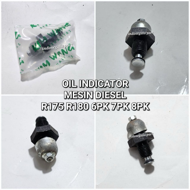 Signal Oli Oil Indicator Mesin Diesel Dongfeng R175 R180 Kodel Oli Tanda Kontrol Oli Mesin Diesel 6P