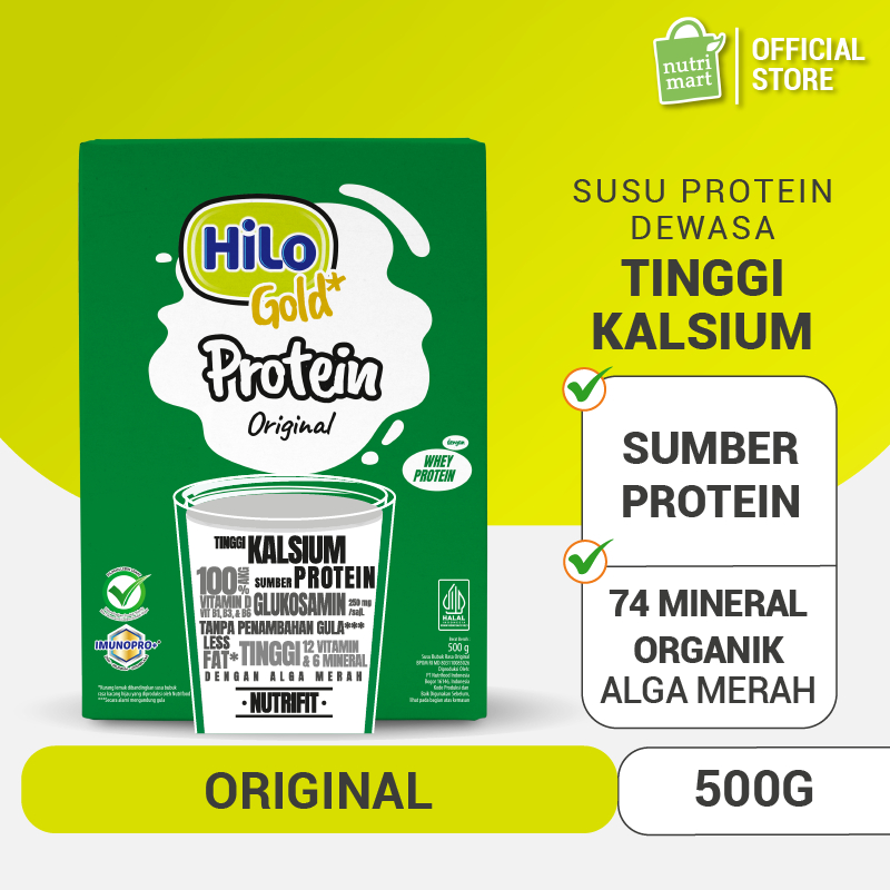 

HiLo Gold Original 500 gram - Susu Tinggi Kalsium Rendah Lemak