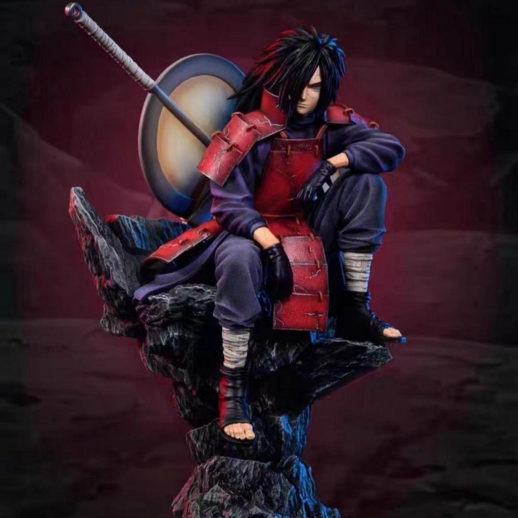 Action Figure Naruto Madara Uchiha Edo Tensei Sitting By CW Studio