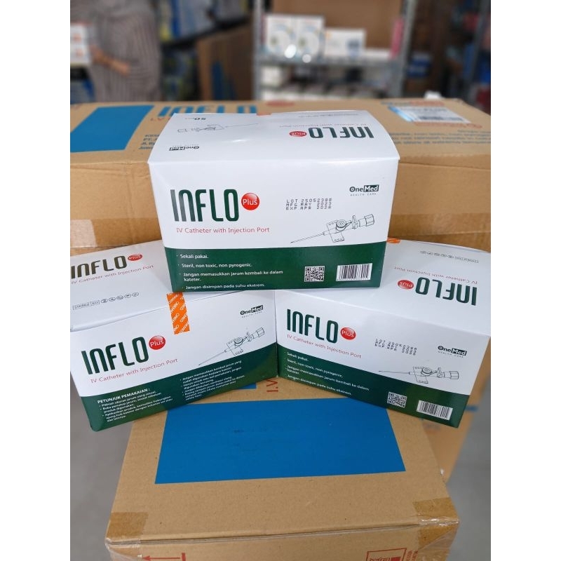 Abocath Inflo Plus / IV Catheter with injection port - Onemed