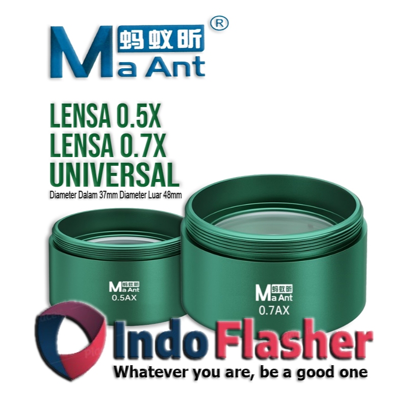 MaAnt Microscope Intensifier Lens - Lens 0,5AX - Lens 0,7AX - Lensa 0.5x Lensa 0.7x Lensa 0.5 Lensa 