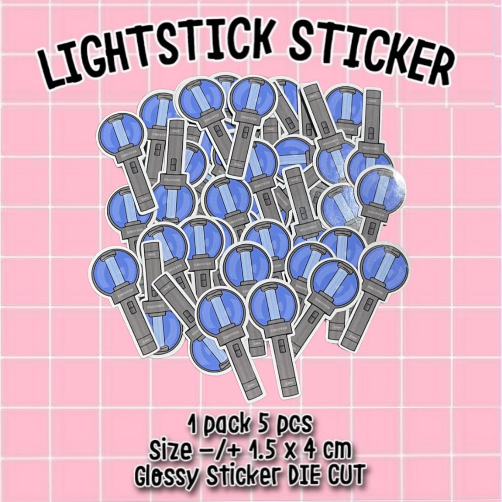 Stiker Enhypen Lightstick Sticker 1 set 5 pcs