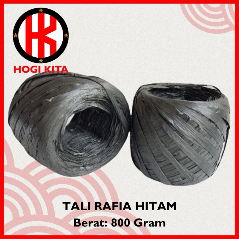 

TALI RAFIA HITAM / TALI RAPIA 0.8KG / 8 ONS