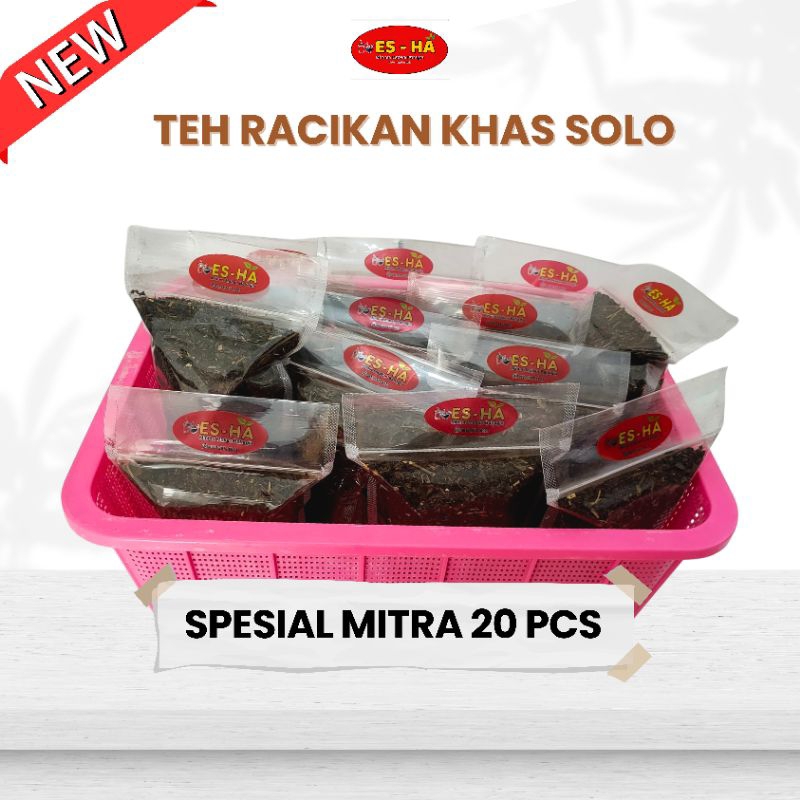 

[SPESIAL MITRA] Teh Tubruk Racikan Khas Solo ES-HA 300 Gram 20 pcs
