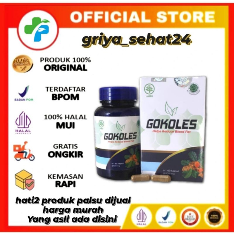 GOKOLES ORIGINAL ASLI OBAT GOKOLEZ KOLESTEROL