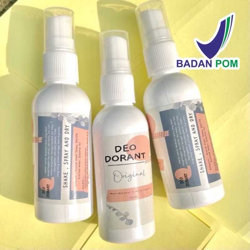 [COD] 𝐎𝐑𝐈𝐆𝐈𝐍𝐀𝐋 Deodorant Spray Tawas Alami Non Alkohol Penghilang Bau Ketiak (BPOM)