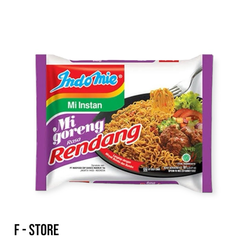 

INDOMIE GORENG RENDANG MIE INSTANT