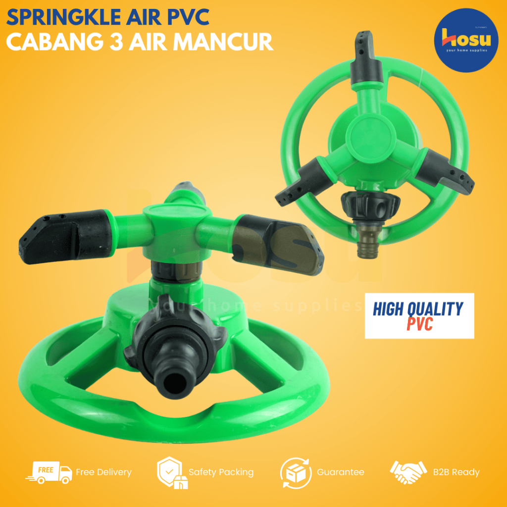 Sprinkler Air Taman Putar / Sprinkler Penyiram Tanaman / Alat Penyiram Tanaman Putar Semprotan / Spr