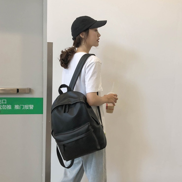 TERBARU INT Backpack Kuliah Tas Ransel Pria Tas Ransel Laptop Wanita Aesthetic Vintage Style