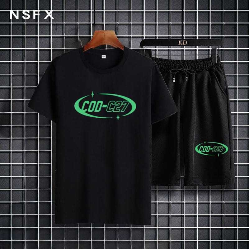 CAMOS FASHION - Setelan COD PENDEK / satu set / setelan / baju pendek / celana pendek / baju cowok /