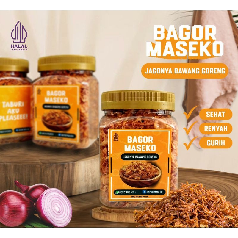 

Bawang Goreng Maseko Renyah Gurih Tanpa Msg