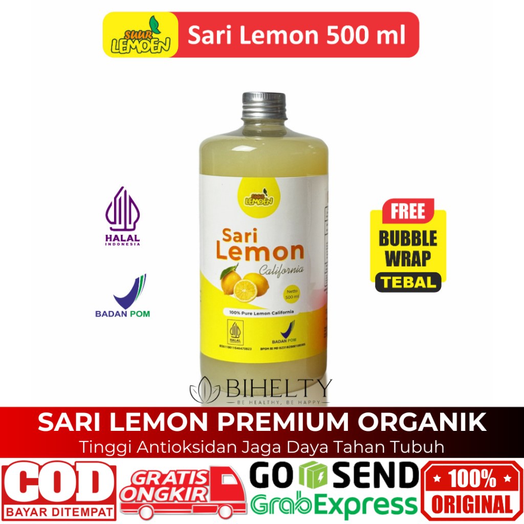 

Sari Lemon Minuman Diet Alami Premium Original Halal & BPOM Minuman Diet Detox Penurun Berat Badan