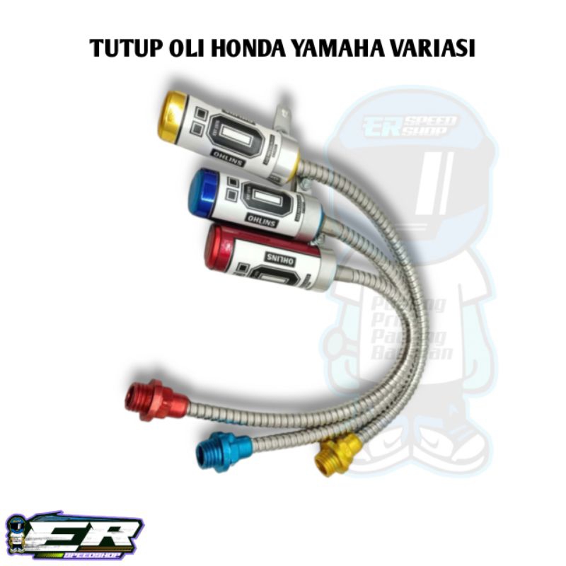 Tutup oli tabung hawa universal honda yamaha, tutup oli variasi tabung hawa pnp motor honda yamaha