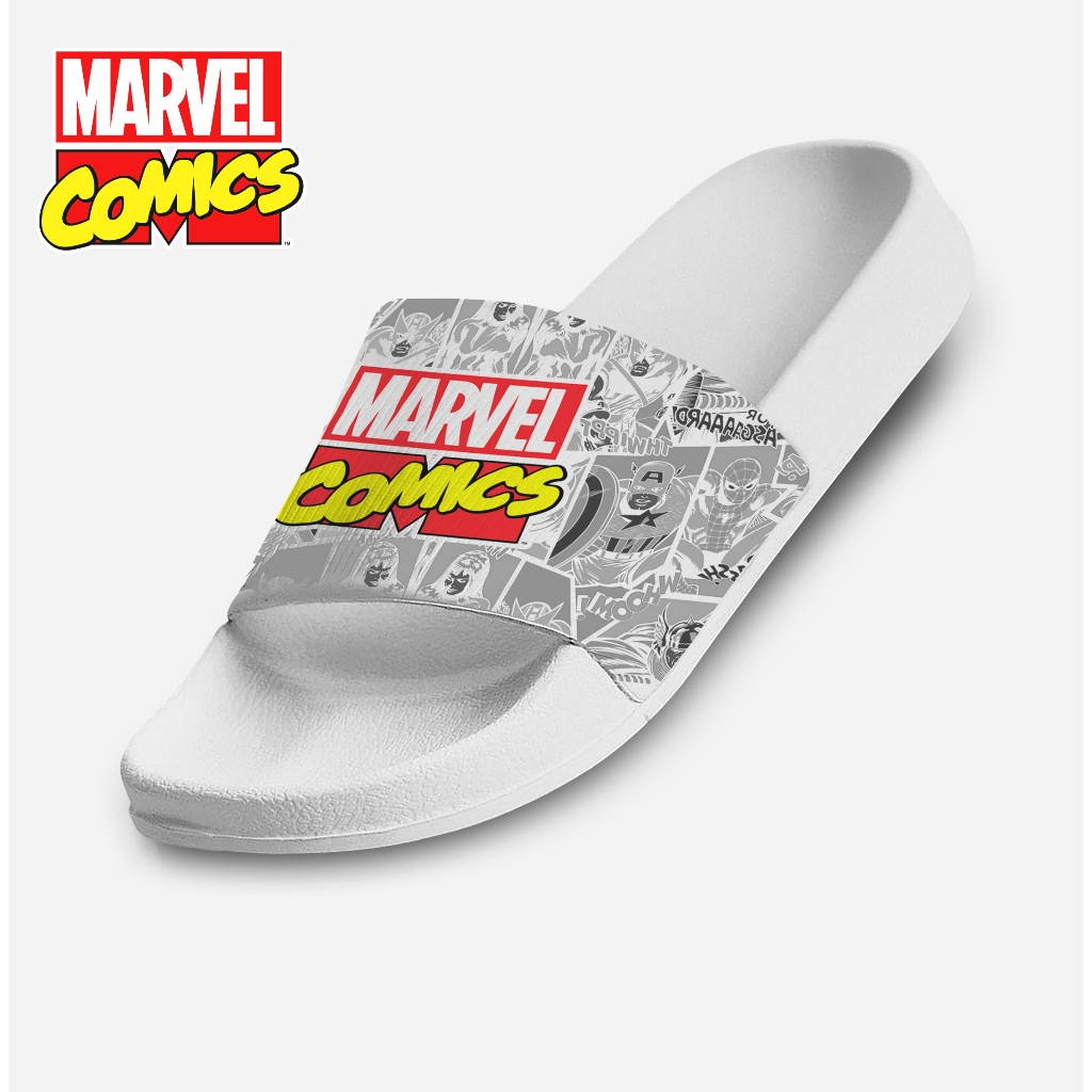 Sandal MARVEL - MVL0 - Sendal Slop Selop Slip On Slippers Slide Slipon
