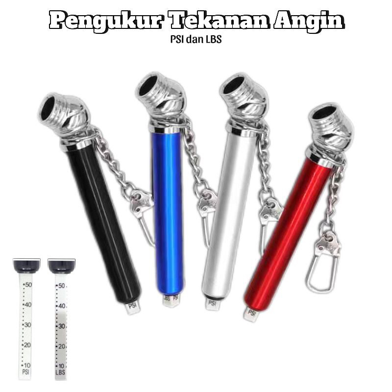 Alat Ukur Tekanan Angin Ban / Pengukur Tekanan Udara / Pen Pengukur Tekanan Ban / Pen Ukur Tekanan U