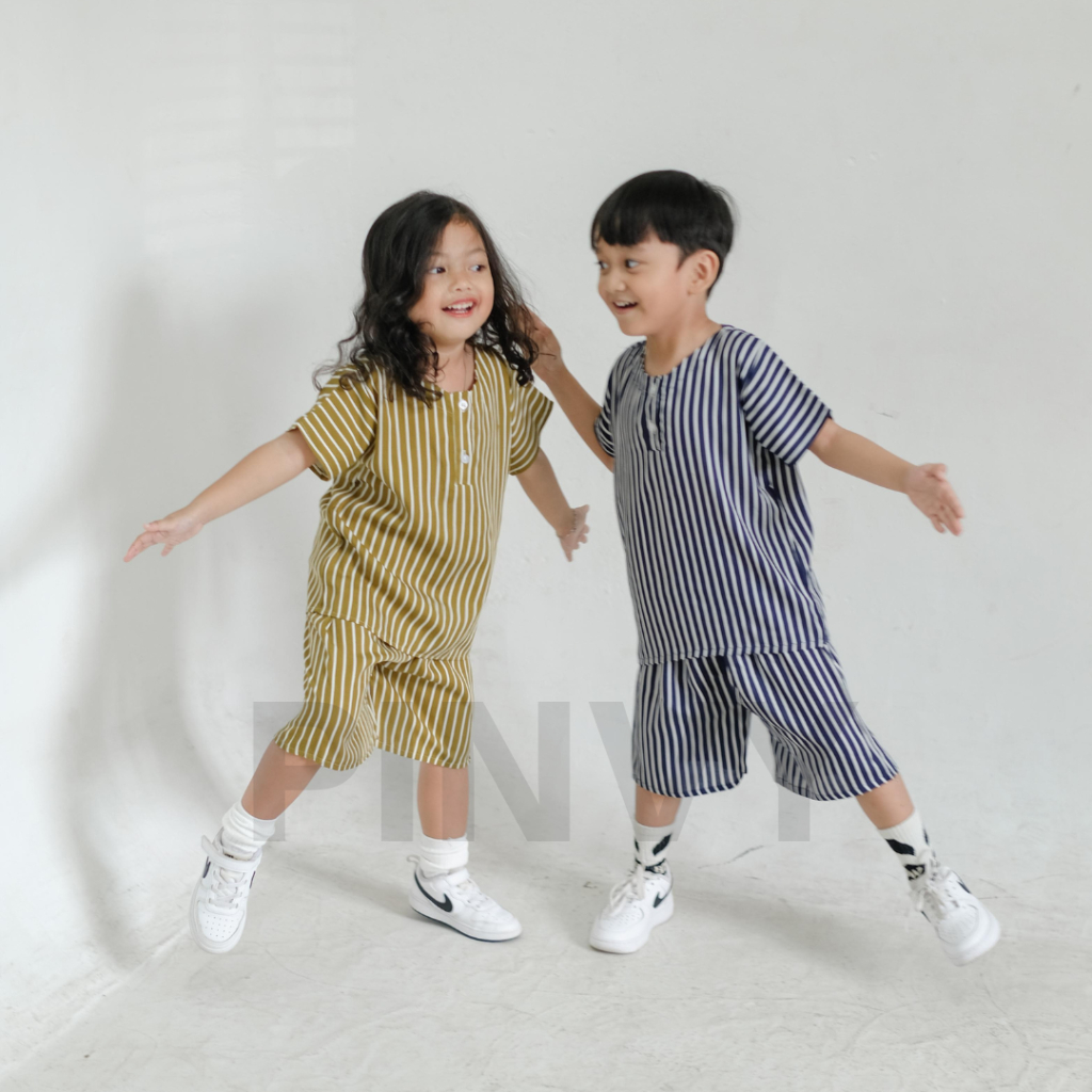 ONE SET ANAK littlefoot BASIC / DAILY WEAR RAYON / SETELAN ANAK POLOS