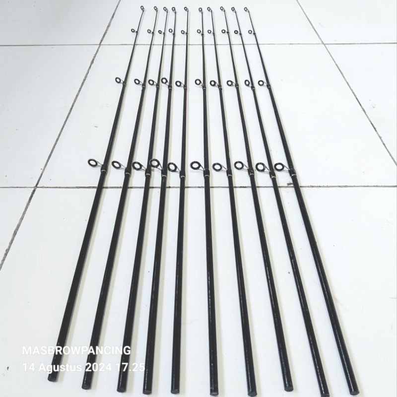 Ujung Joran Fiber Solid+Ring Panjang 80cm