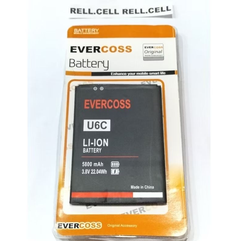 BATERAI BATRE BATTERY EVERCOSS U6C XTREAM 2 PRIME MURAH BAGUS BERGARANSI