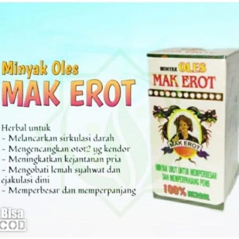 BISA COD HERBAL MAK EROT ORIGINAL MINYAK URUT MAK EROT ORIGINAL