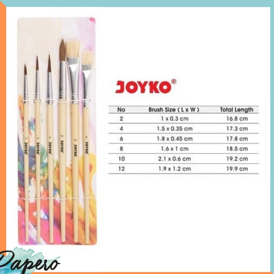 

BURUAN SERBU Kuas Cat Lukis Set